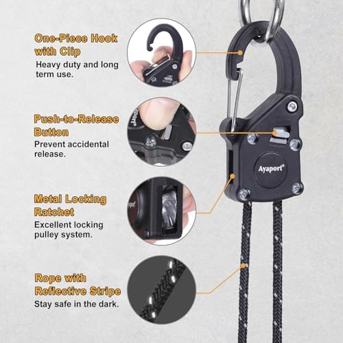 Ayaport Rope Tie Down Ratchet - Image 3