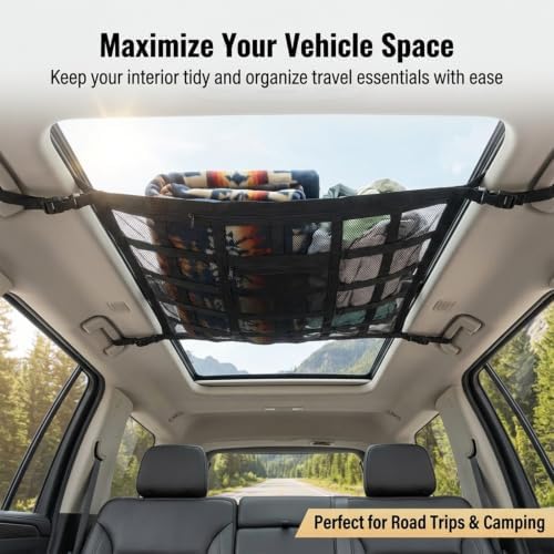 Car Ceiling Cargo Net, Versatile Storage Solution - Image 5