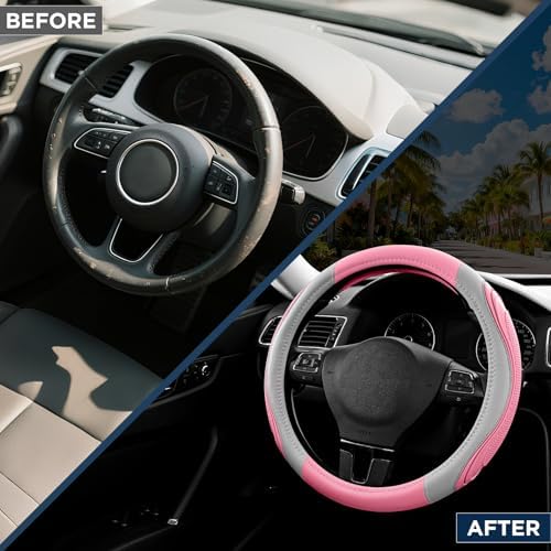 Road Comforts Car Steering Wheel Cover - Image 3
