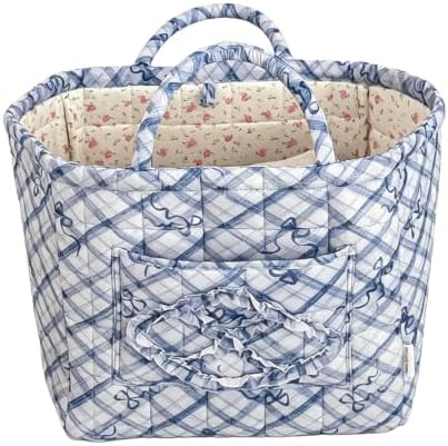 Storage Basket Boho Fabric Large Collapsible Floral Laundry Nursery Hamper by Ankick