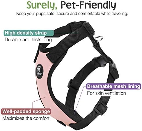 VavoPaw Dog Seat Belt, Safety Vest Dog Car Harness - Image 2