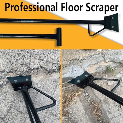 Black Color Heavy Duty Spring Steel Concrete Floor Scraper - Image 3