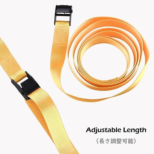TRIWONDER Cinch Tie Down Strap Lashing Straps Heavy Duty Nylon Straps - Image 4