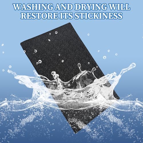 AceOrbit 4 Pcs Extra Large Car Non-Slip Sticky Dashboard Pad 11"x7" Universal - Image 4