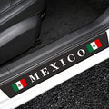 4 Pcs Mexico Flag Door Sill Protector Stickers, Universal Size Door Entry Guard by aesdloy