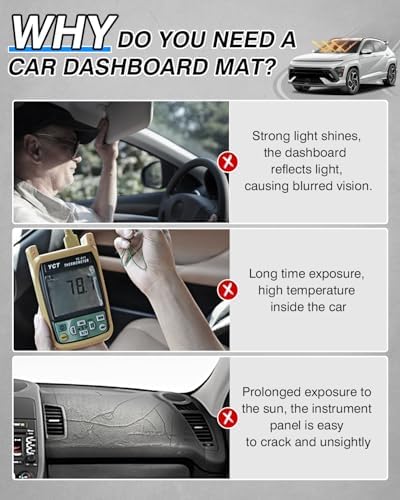Cartist Dash Cover for Hyundai Kona 2024-2026 Dashboard Cover Mat - Image 3