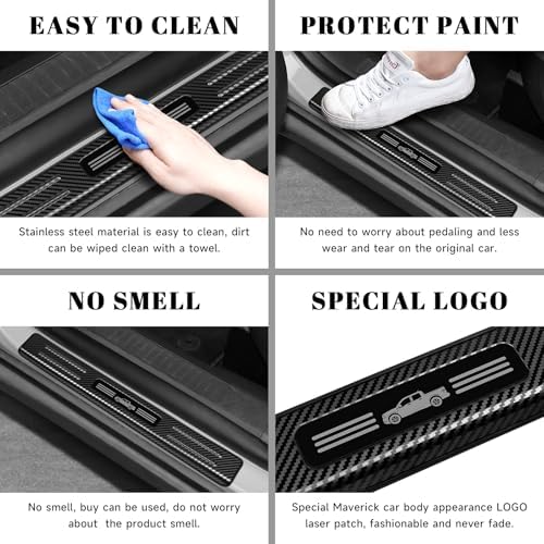 4PCS Car Door Edge Guards Door Sill Protector - Image 6