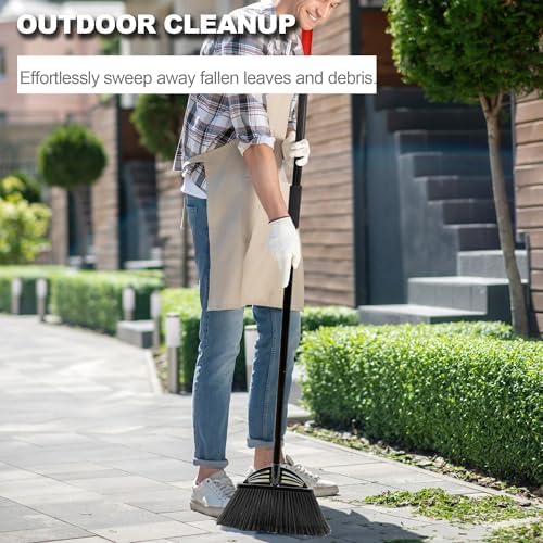 Four-Section Rod Long-Handled Broom, Heavy-Duty Broom, Angle Broom - Image 3