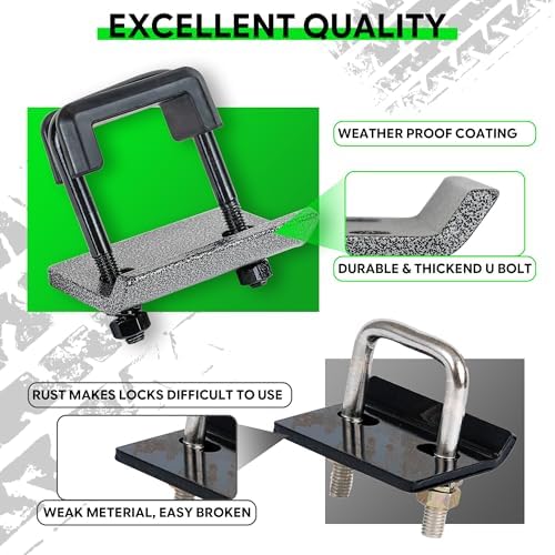2" Hitch Tightener Anti Rattle Clamp, Heavy-Duty Stabilizer - Image 5