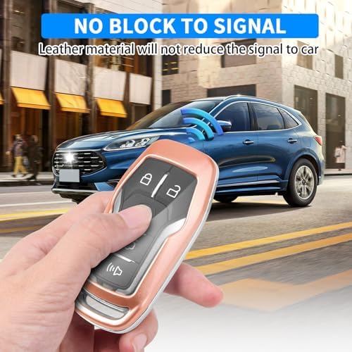 QBUC for Ford Key fob Cover, 4/5 Buttons Smart Key - Image 4