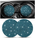 Osilly 2PCS 2.75 Inch Rhinestone Cup Holder Coasters by Osilly