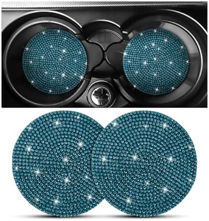 Osilly 2PCS 2.75 Inch Rhinestone Cup Holder Coasters by Osilly