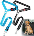 2-Pack Dog Car Seat Belt, 3-in-1 Headrest-Mounted Dog Seatbelt by Frskcssd