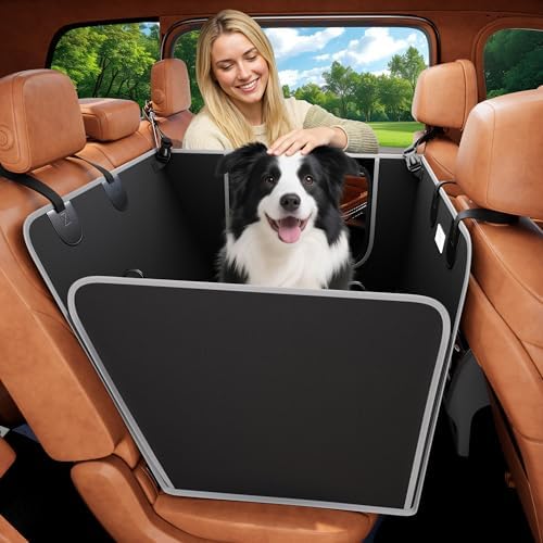 njnj Half Dog Car Seat Cover for Back Seat by njnj