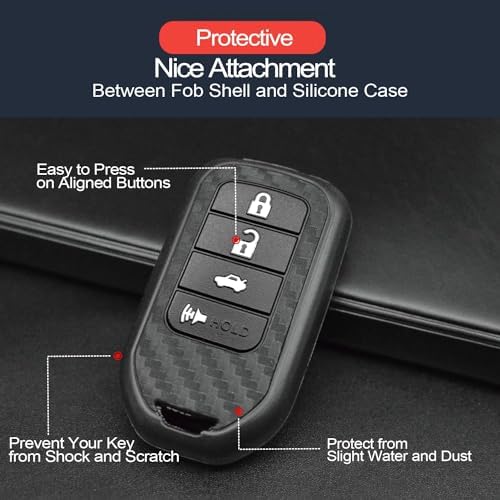 2pcs Compatible with Honda Accord Civic CR-V HR-V Pilot CR-Z Fit Ridgeline - Image 4