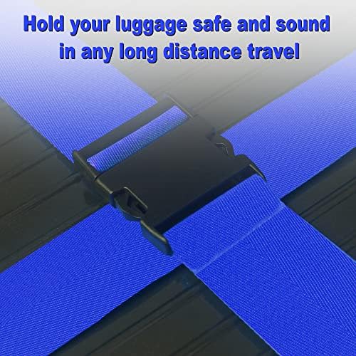 Chelmon Luggage Straps for Suitcases TSA Approved Travel Essentials 4 Pack - Image 4