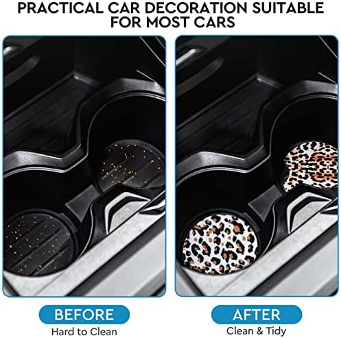100PCS Sublimation Blank Car Coasters, 2.75in/5mm Circular Opening Blank - Image 4