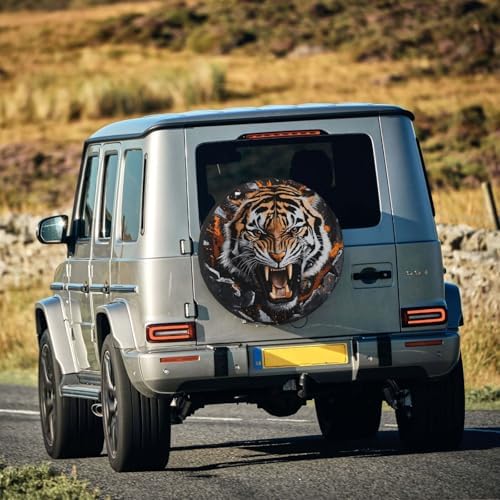 Spare Tire Cover for RV Camper, Tiger Animal Tire Cover Protectors, - Image 7