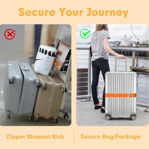2-in-1 Travel Strap for Luggage Over Handle, Luggage Belt for Carry on Bag - Image 6