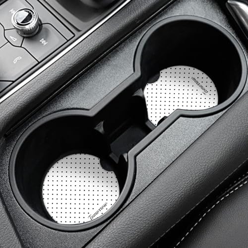 Cute Fashion Polka Dot Car Coasters 2 Pack - Image 2