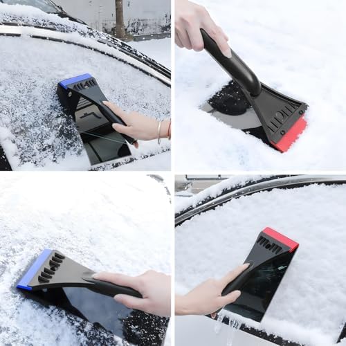Car Windshield Ice Scraper, Vehicle Window Snow Sweeper to Remove Ice, - Image 6