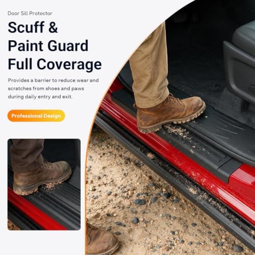 powoq 4PCS Door Sill Protector Compatible - Image 3