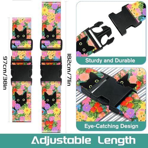 Slohif Luggage Straps for Suitcases Travel Belt Accessories Luggage Connector - Image 2