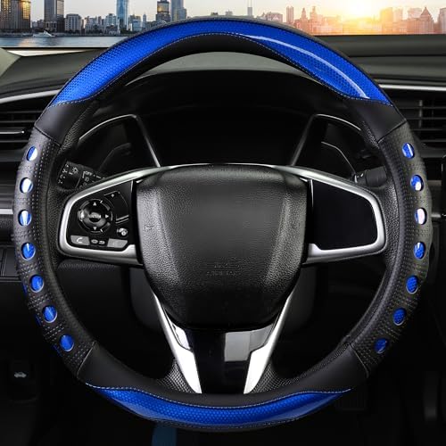 PU Leather Car Steering Wheel Cover - Image 2