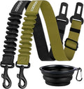 COOYOO Dog Seat Belt, 3 Piece Set Retractable Dog Car Adjustable Seatbelts by COOYOO