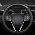Steering Wheel Cover 14.5"-15", Heavy-Duty, Non-Folding Packaging by Mihecor