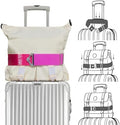 2-in-1 Travel Belt for Luggage Over Handle, Luggage Belt for Carry on Bag by LvliLighting