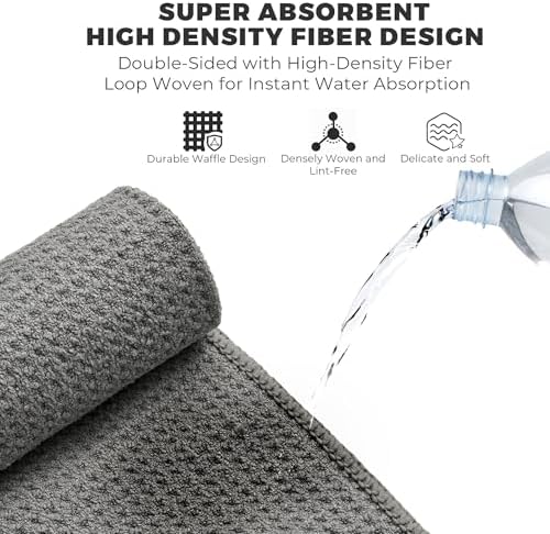 Mile High Life Microfiber Golf Towel 3 Pack Waffle - Image 3