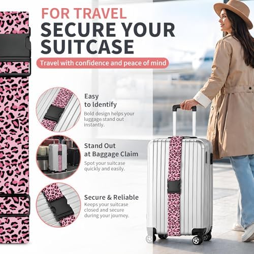 Luggage Strap for Suitcases Adjustable Travel Belt - Image 2