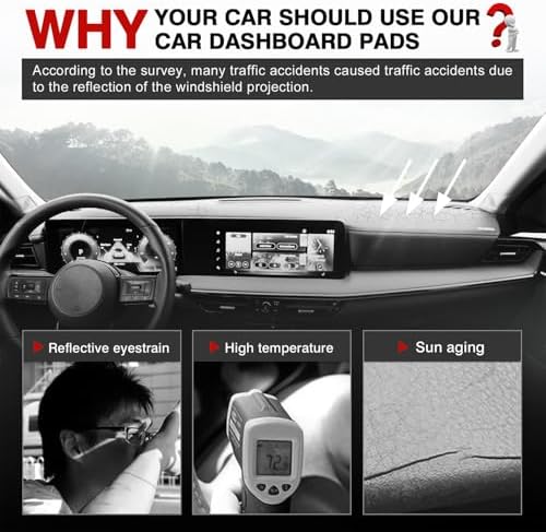 Autorder Dashboard Cover Mat for Nissan Kicks 2025 2026 Accessories Dash Cover - Image 2