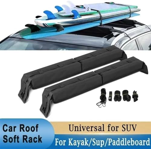 Car Roof Rack Bars Universal Car Roof Luggage Soft Rack Pads - Image 2