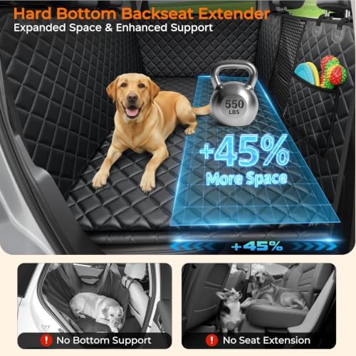URPOWER Hard Bottom Dog Back Seat Extender, Fits Tesla Model Y - Image 3