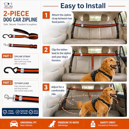 Dog Car Harness & Zipline System - Image 4
