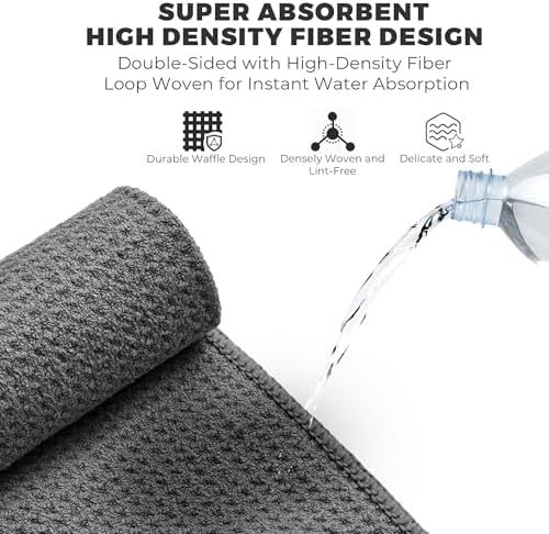 Mile High Life Microfiber Golf Towel 3 Pack Waffle - Image 3