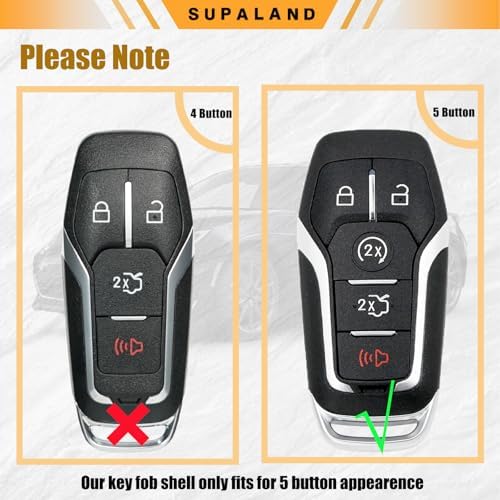 SUPALAND Key Fob Shell Case Replacement Fits - Image 6