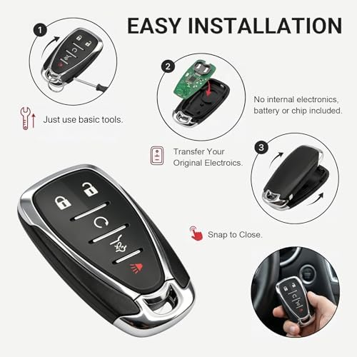 5 Button Key Fob Shell Case Replacement - Image 7