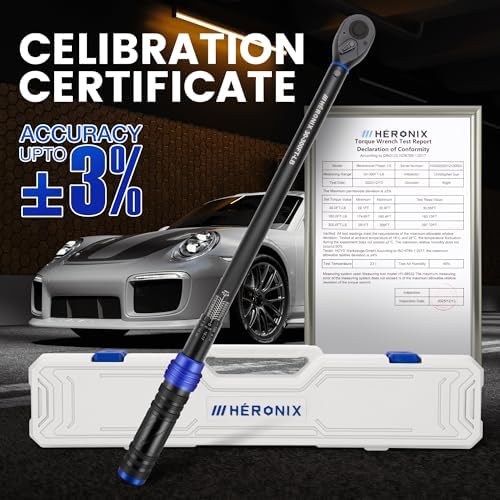 1/2-Inch Drive Click Torque Wrench, 30-300 ft-lb, ±3% Accuracy 72-Tooth - Image 2