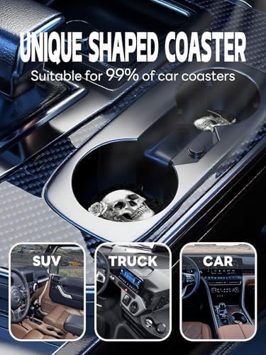 WOCOCN Car Coasters, Cup Holder Coasters - Image 6