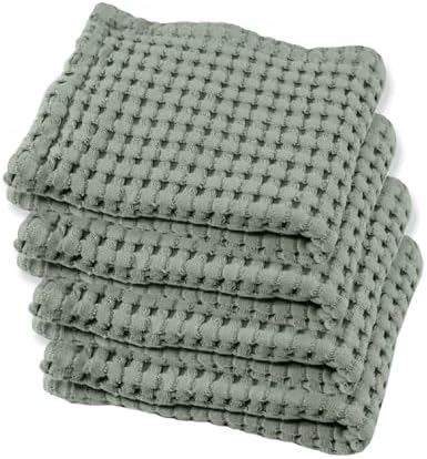 GILDEN TREE Waffle Bath Towels Wash Cloths by GildenTree