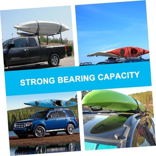 Toddmomy 2pcs Kayak Roof Rack J-Shaped Luggage Carrier Holder - Image 4