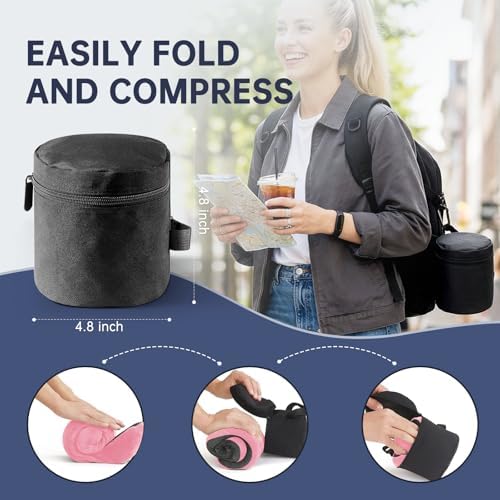 Neck Pillow Travel Pillow Memory Foam Adjustable Clasp - Image 5