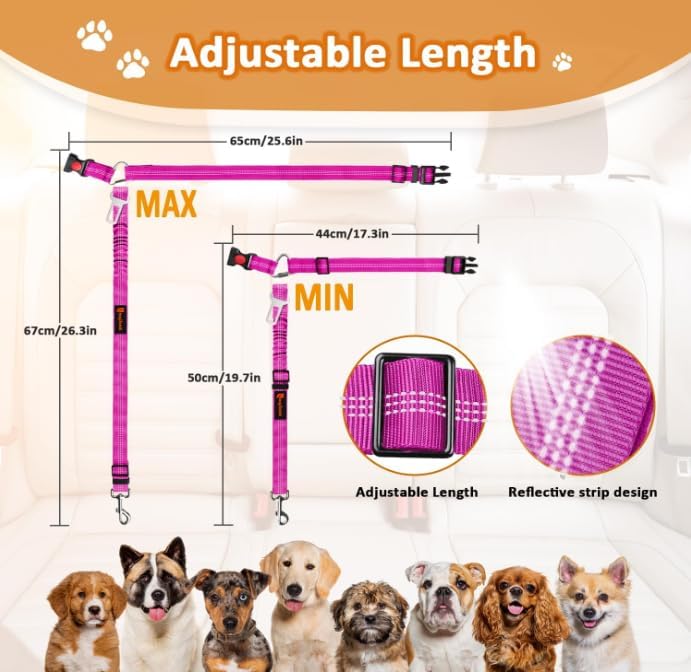 Laqibak Removable Dog Seat Belt Harness - Image 7