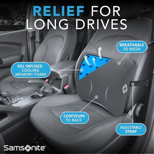 Samsonite Memory Foam Lumbar Support Pillow - Image 6