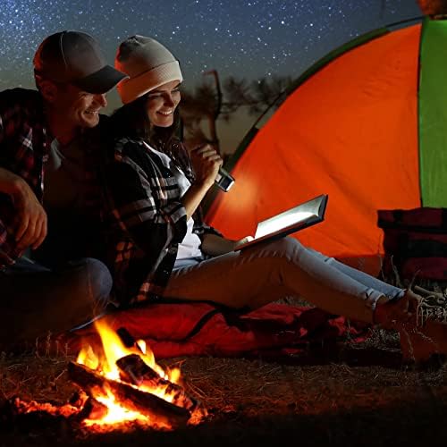 Oudain 4 Pack Hand Crank Solar Powered LED Flashlight - Image 2