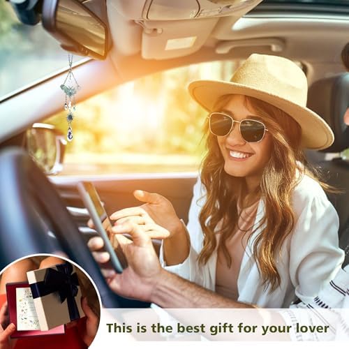 Car Rear View Mirror Accessories Car Hanging Ornament, Butterfly Rearview Decor - Image 5