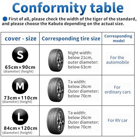 KALINCO Large Tire Cover, Waterproof Tire Storage Bag, Dust-Proof Seasonal Tire - Image 7